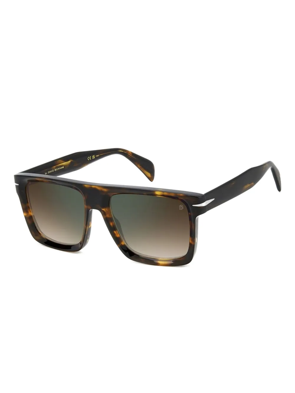 DAVID BECKHAM EYEWEAR tortoiseshell square sunglasses Bruin
