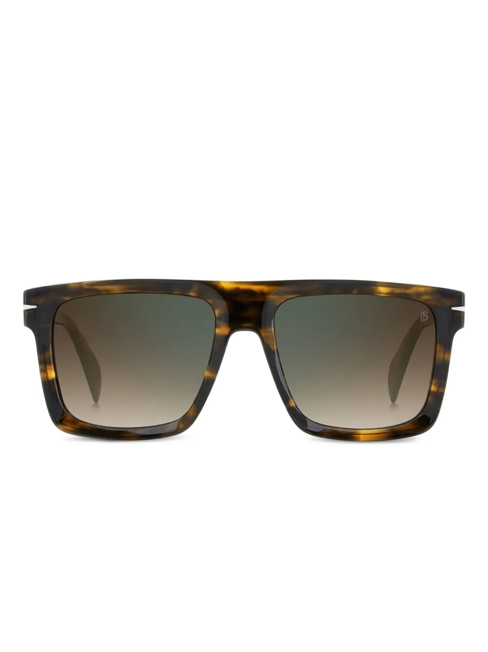 DAVID BECKHAM EYEWEAR tortoiseshell square sunglasses Bruin