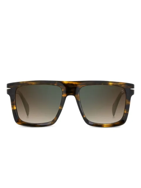 DAVID BECKHAM EYEWEAR tortoiseshell square sunglasses