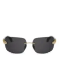 Bvlgari Serpenti cat-eye frame sunglasses - Gold