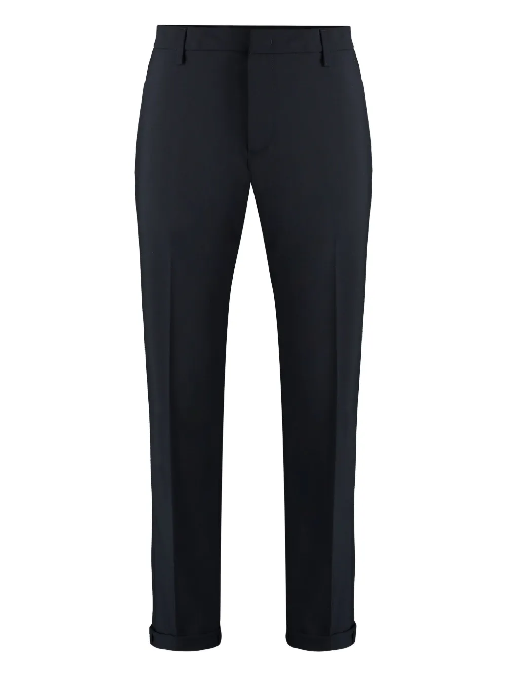 DONDUP Pantalon met omgeslagen manchetten Blauw