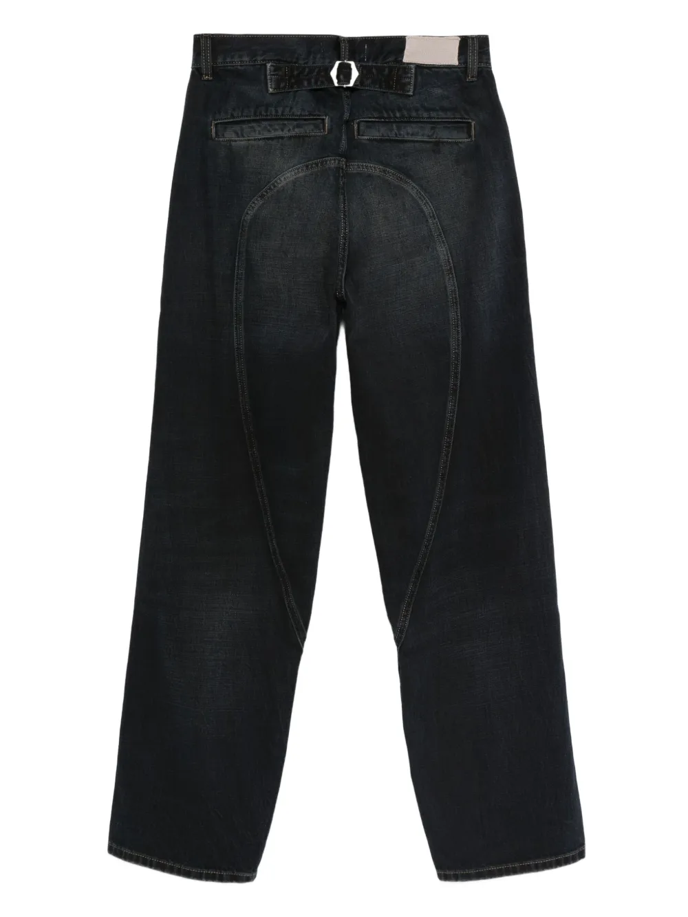Aya Muse Wide-leg Jeans In Black