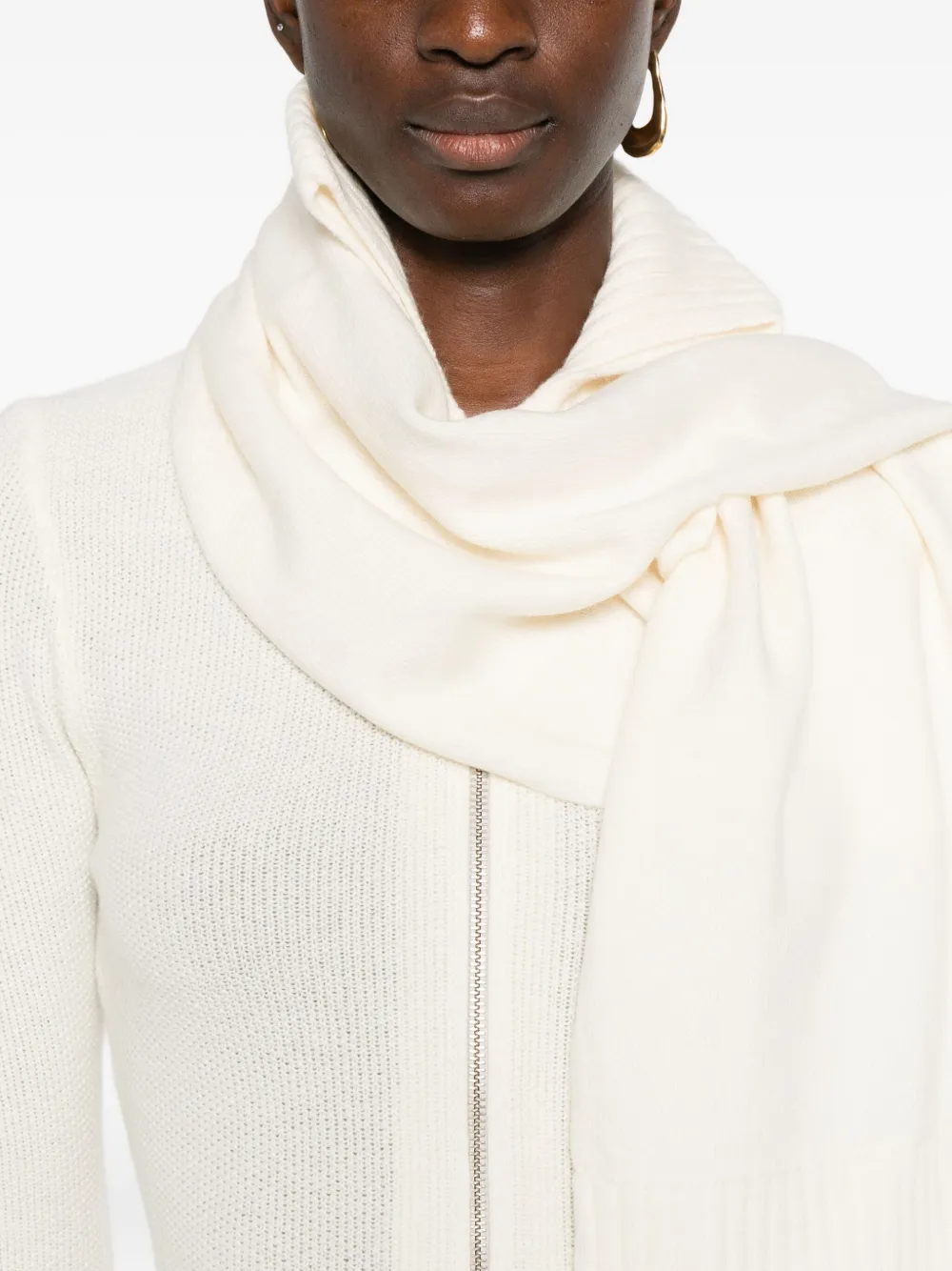 Aya Muse Amar Scarf Mini Dress In Neutral