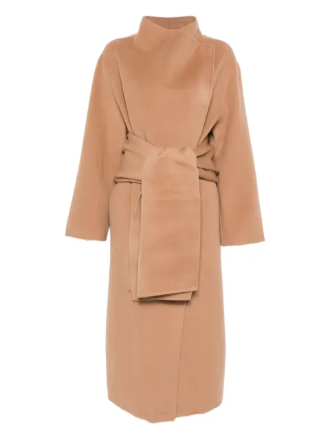 Aya Muse belted felted coat