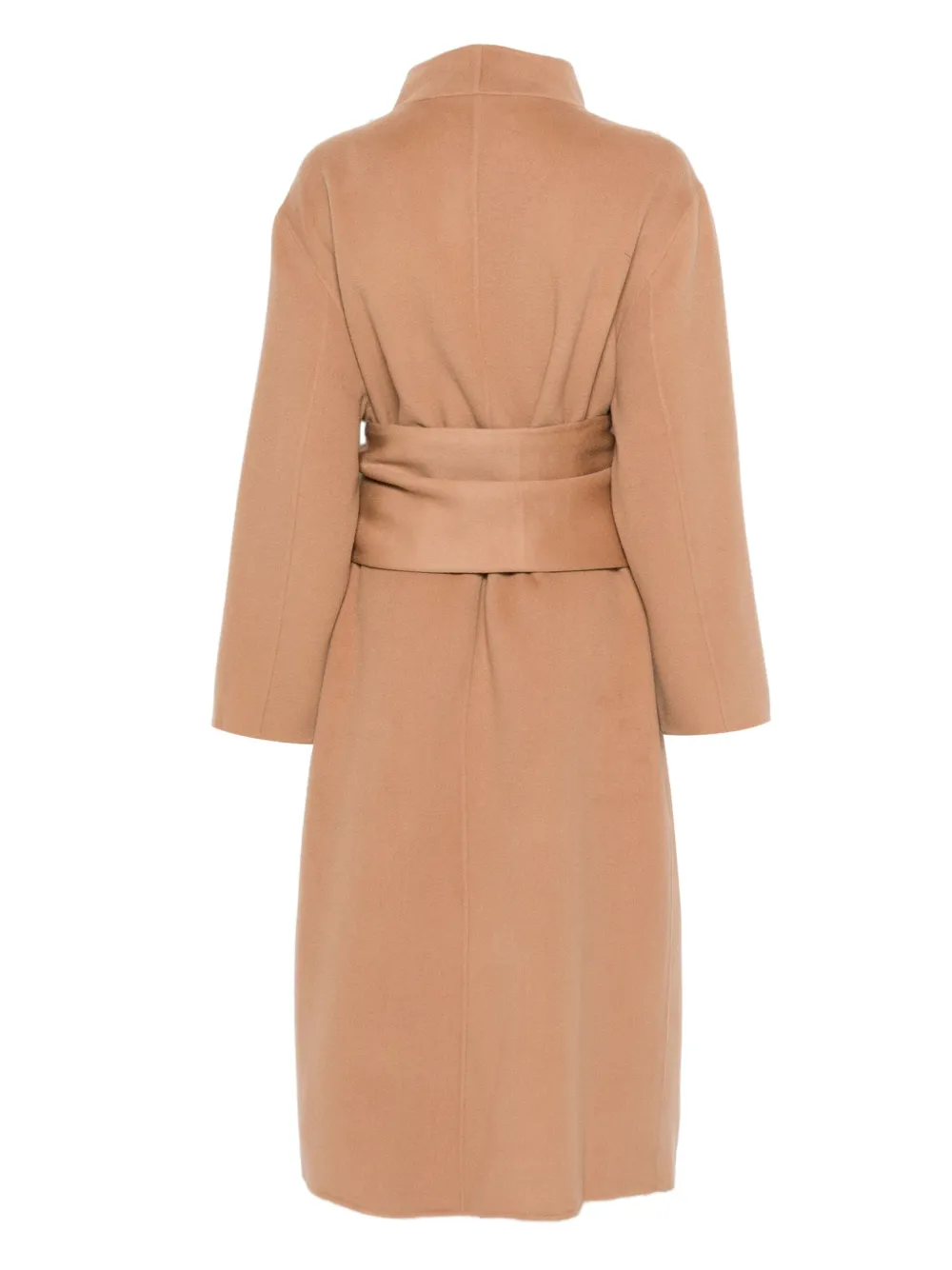 Aya Muse belted felted coat - Beige