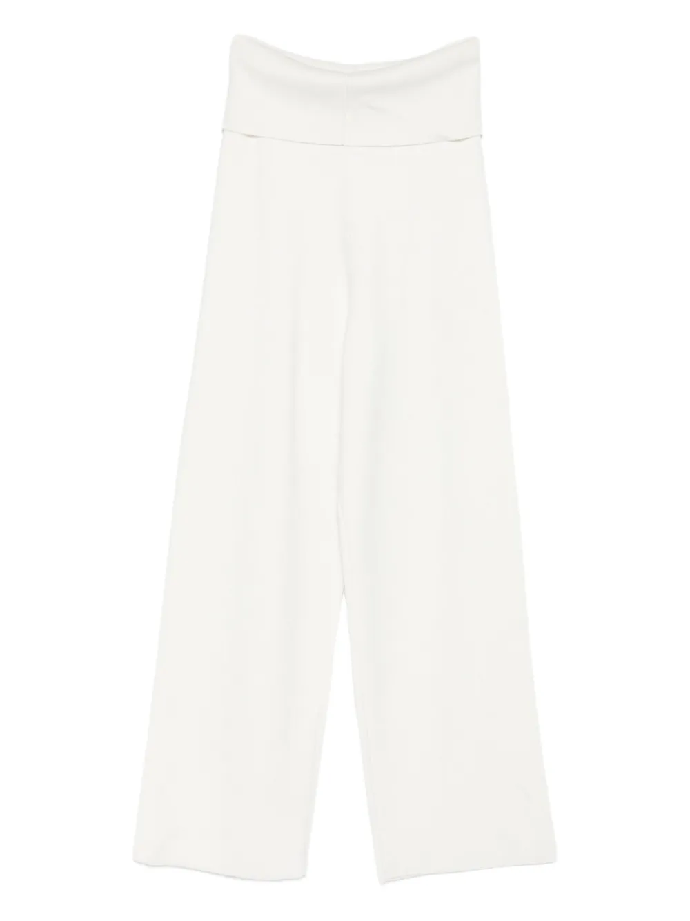 Aya Muse seam-detail trousers - Bianco