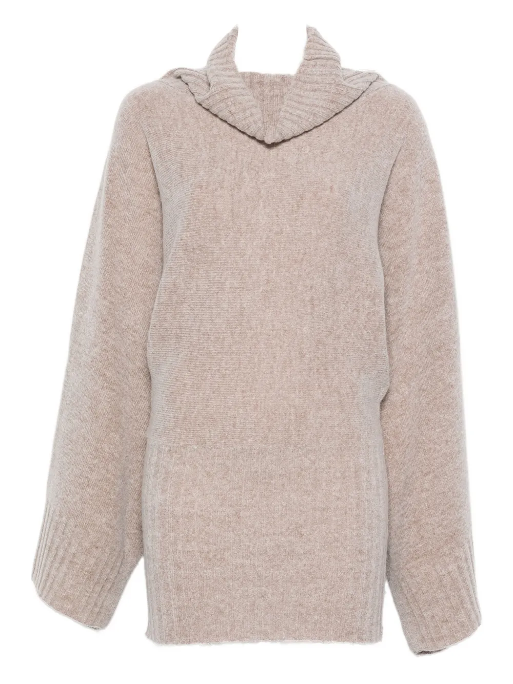 Aya Muse Fen Cowl-neck Mini Dress In Pink