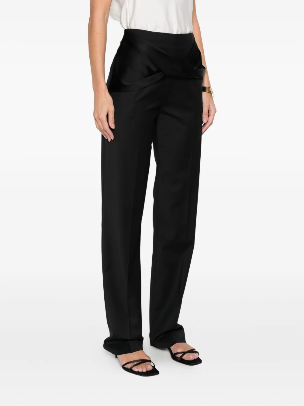 Tove Annabel Twisted Trousers In Black