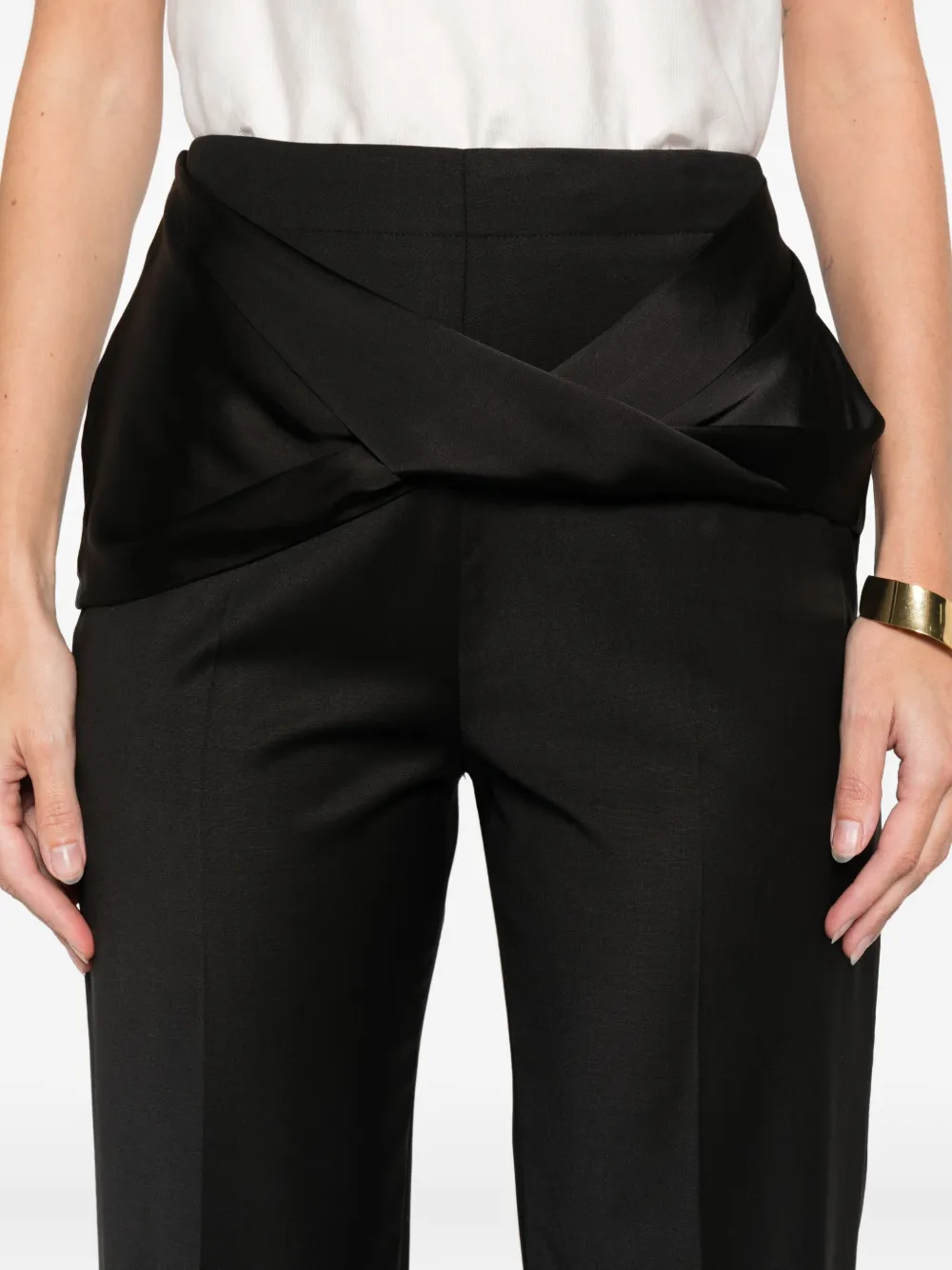 Tove Annabel Twisted Trousers In Black