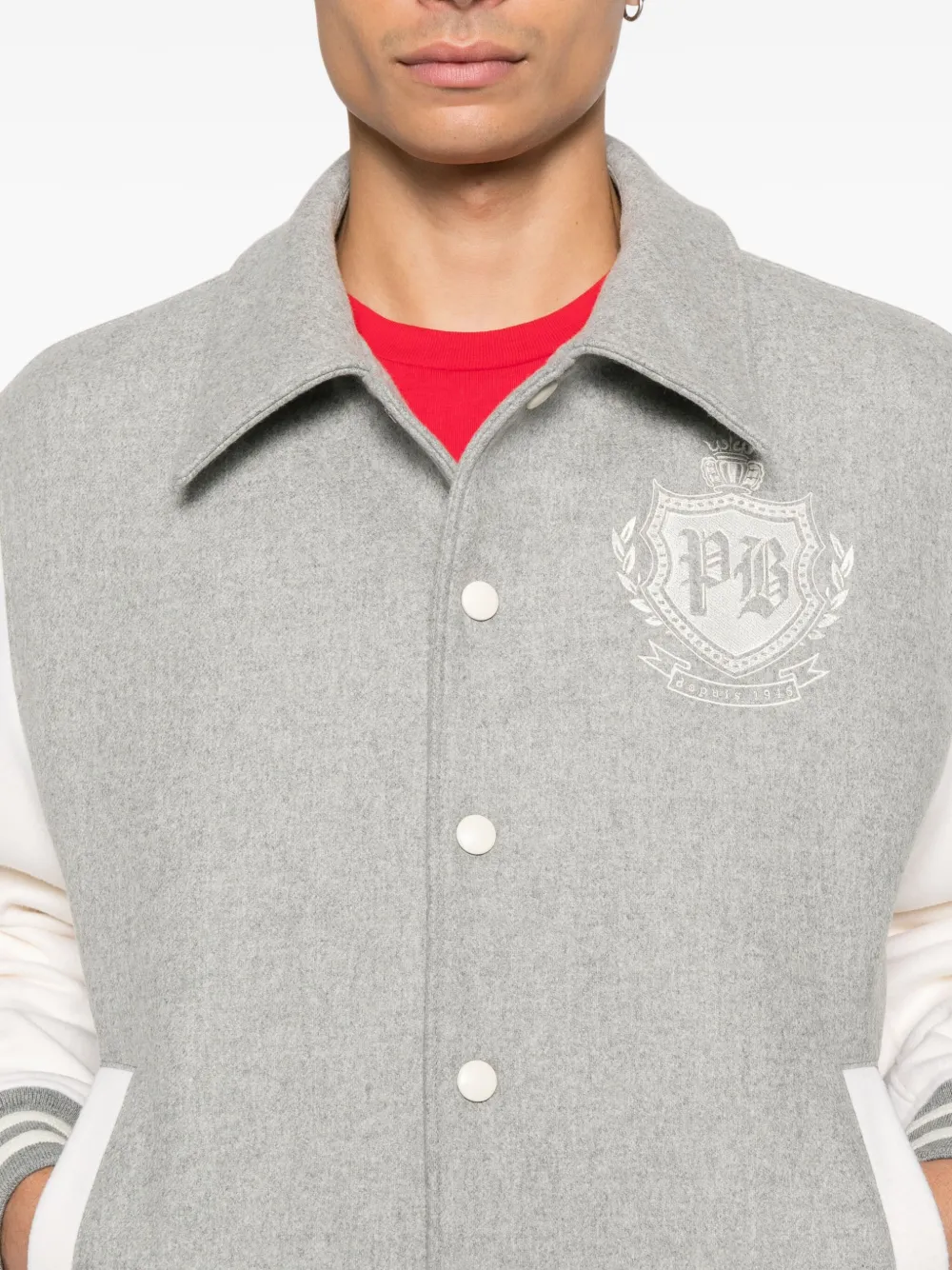 Balmain Jack met lange mouwen Grijs