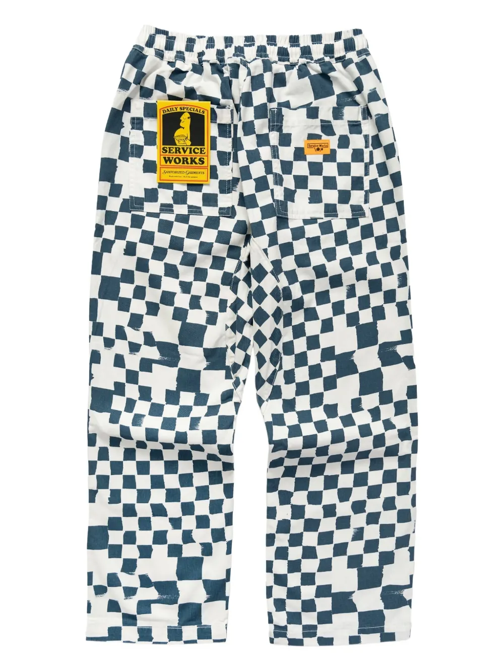 Service Works Chef check-pattern drawstring trousers | Regular-Fit & Straight Leg Pants | Image 2