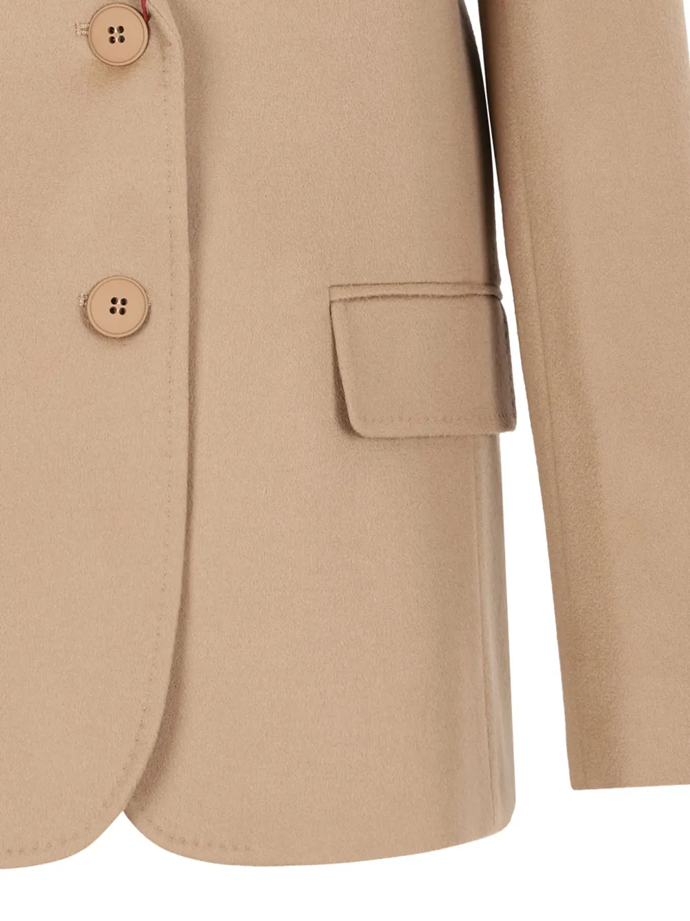 Max Mara Folgore jack met knoopzak Beige