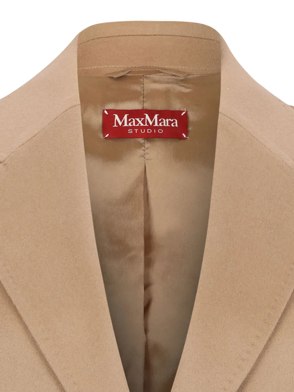 Max Mara Folgore jack met knoopzak Beige