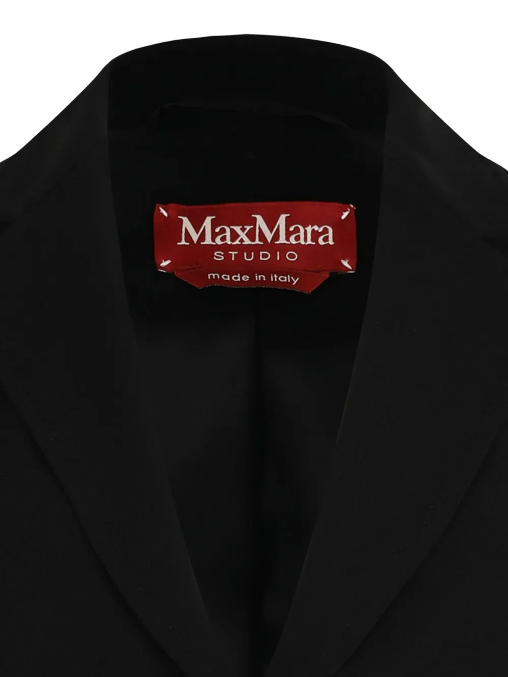 Max Mara Getailleerd jack met drie knopen Zwart