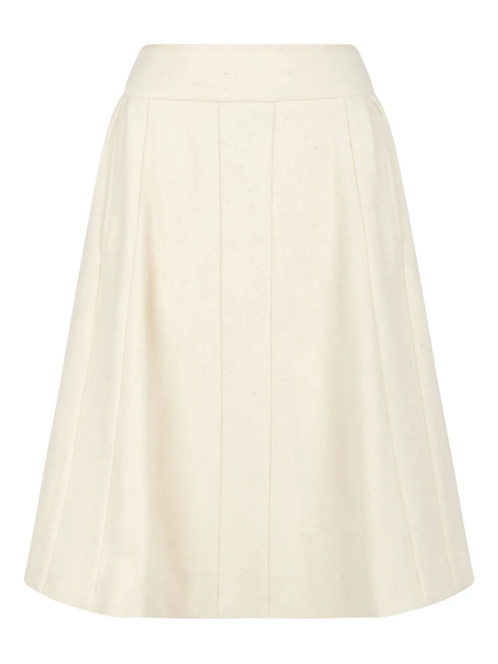 Vivienne Westwood Button Pleated Skirt In Neutral