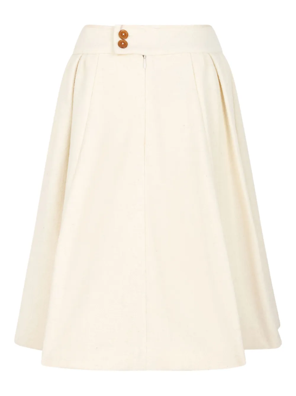 Vivienne Westwood button pleated skirt - Beige