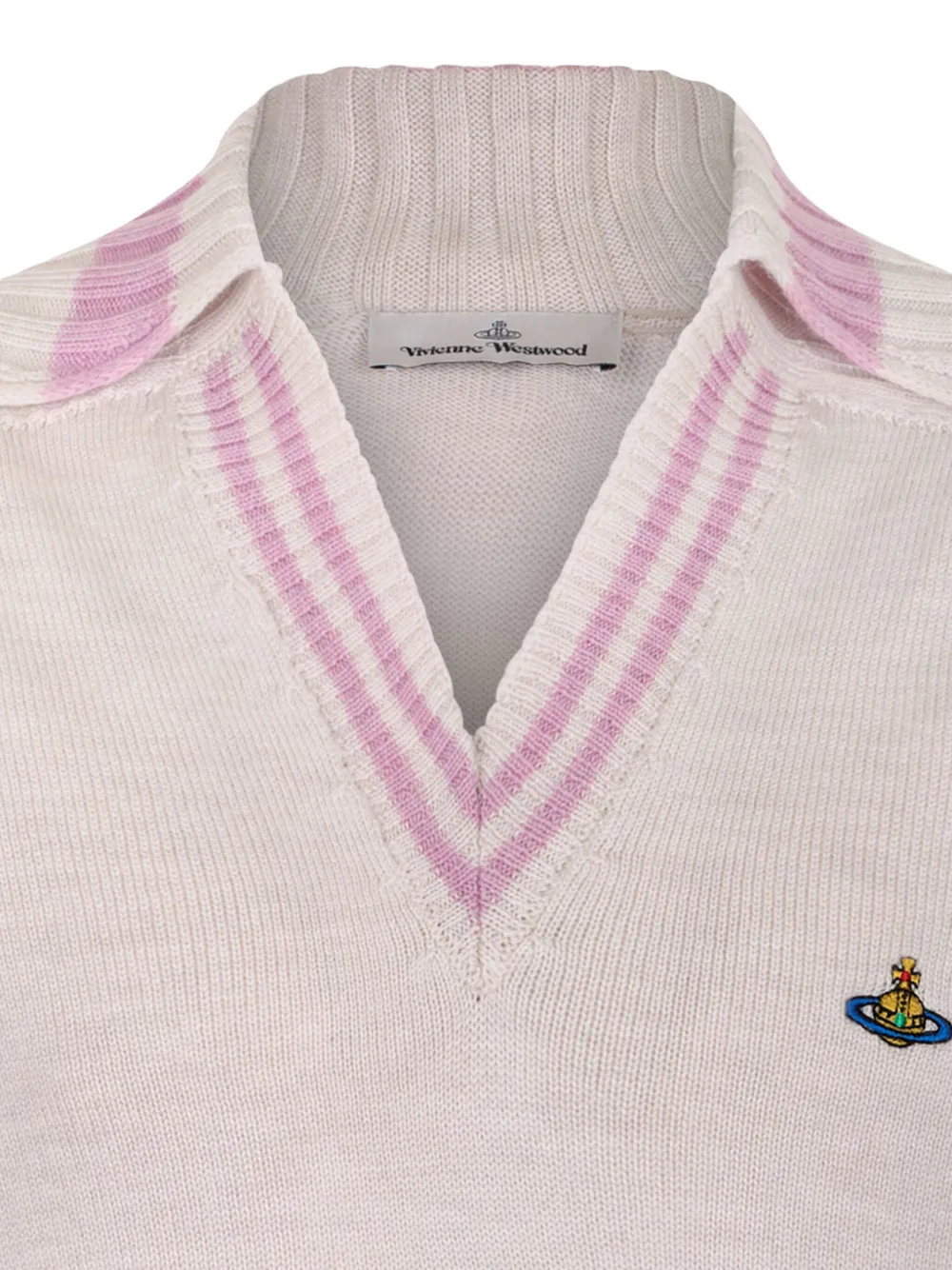 Vivienne Westwood Fisherman Striped Vest In Neutral