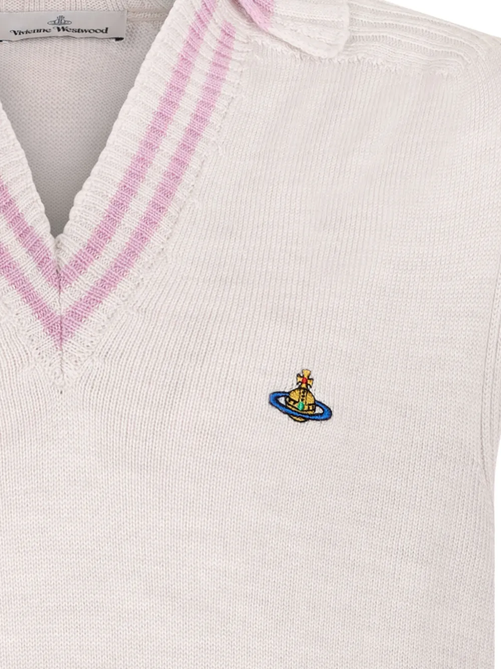 Vivienne Westwood Fisherman Striped Vest In Neutral