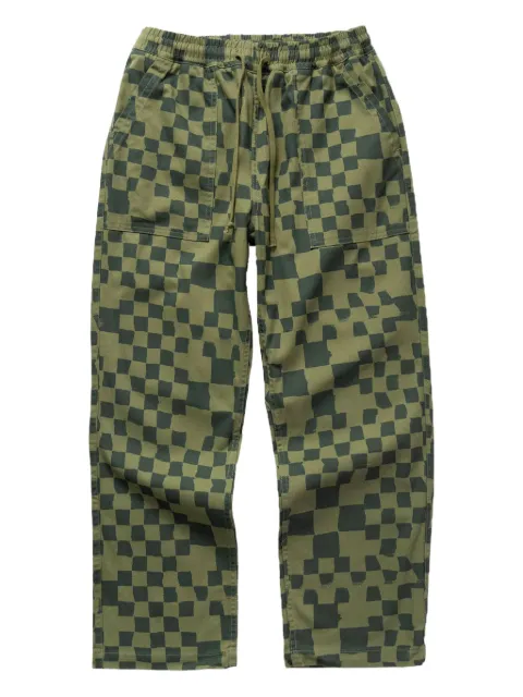 Service Works Chef check-pattern drawstring trousers