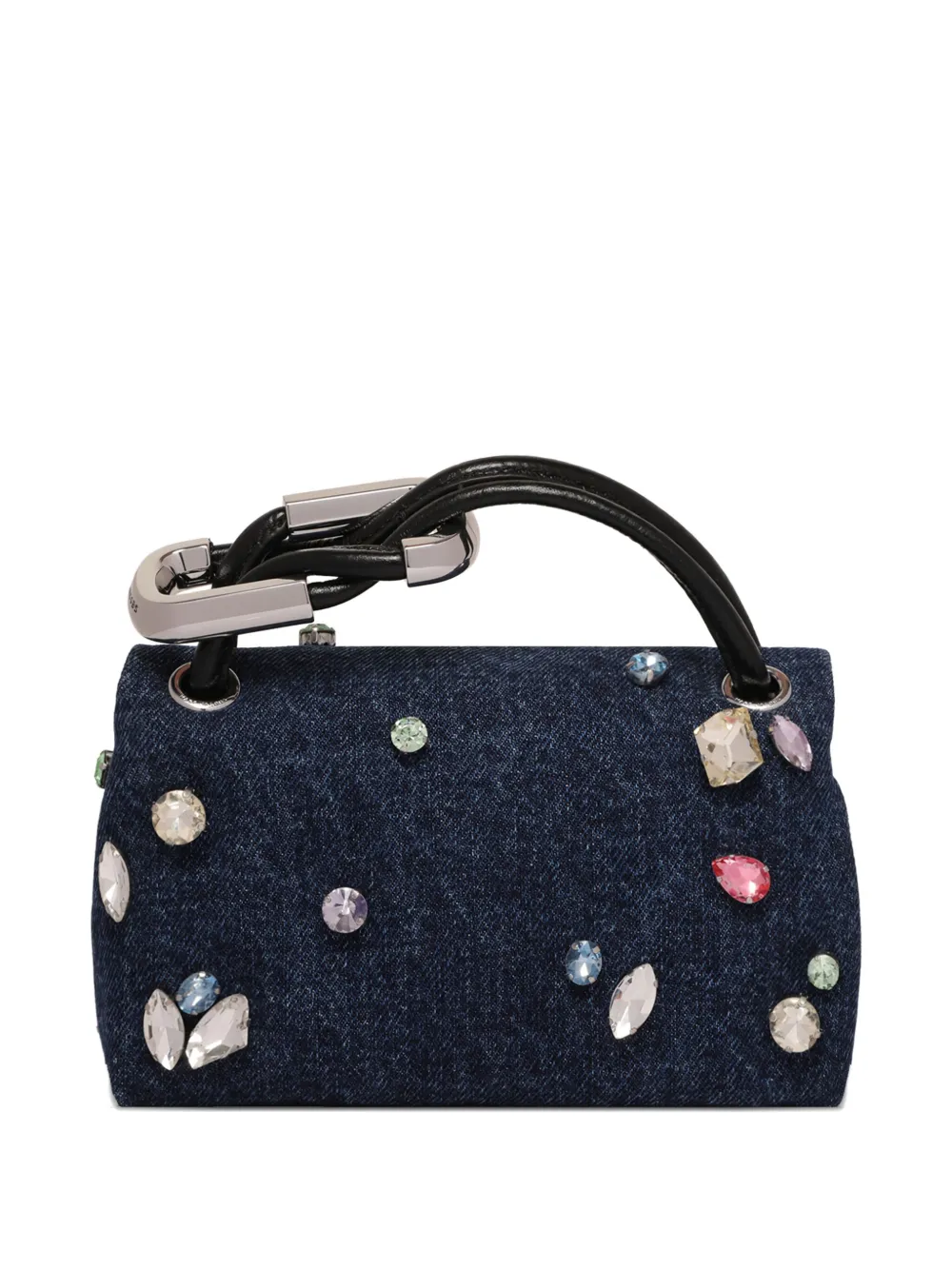 Marc Jacobs embellished top-handle clutch bag - Blauw