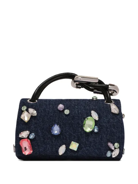 Marc Jacobs embellished top-handle clutch bag