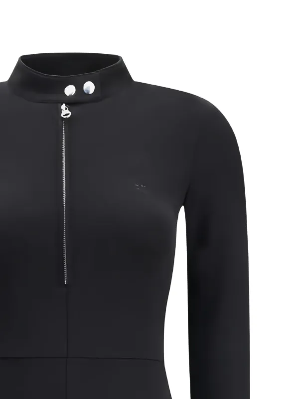 Courrèges ジップミニドレス | ブラック | FARFETCH JP
