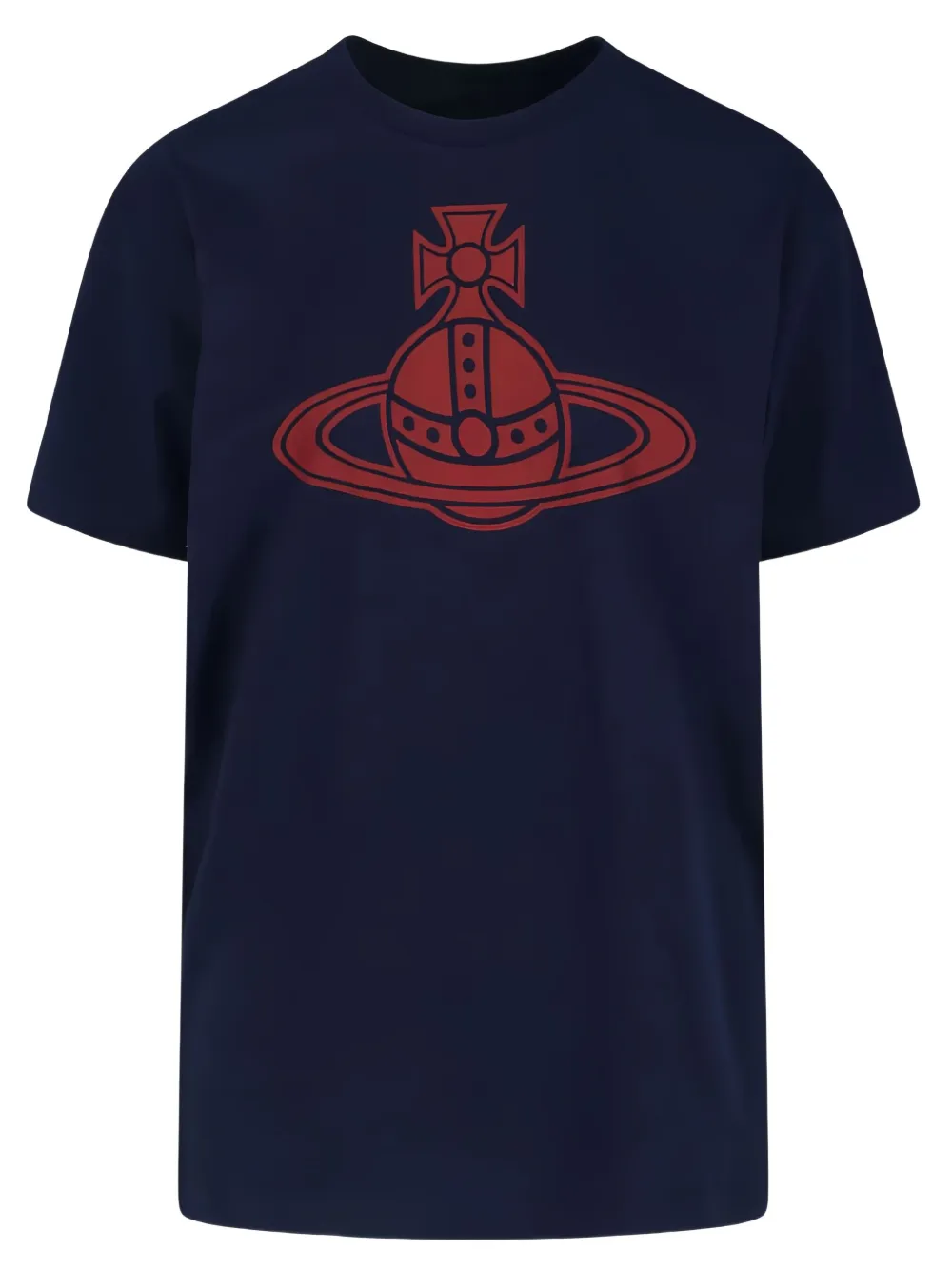 Vivienne Westwood T-shirt met grafische print - Blauw