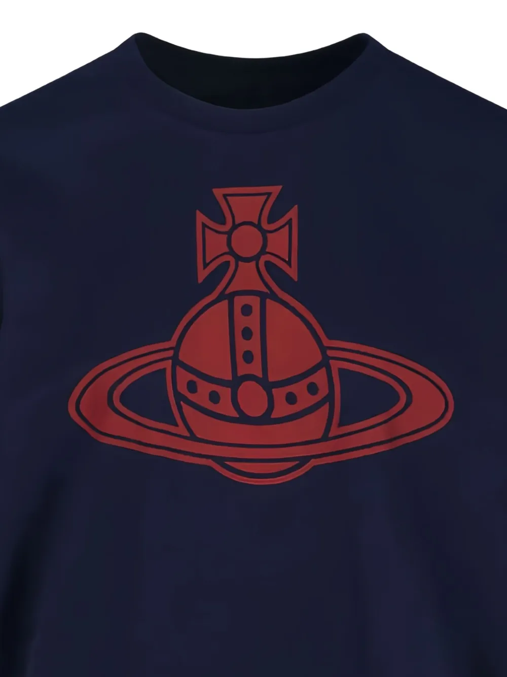 Vivienne Westwood T-shirt met grafische print Blauw