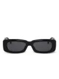 The Attico rectangle-frame sunglasses - Black