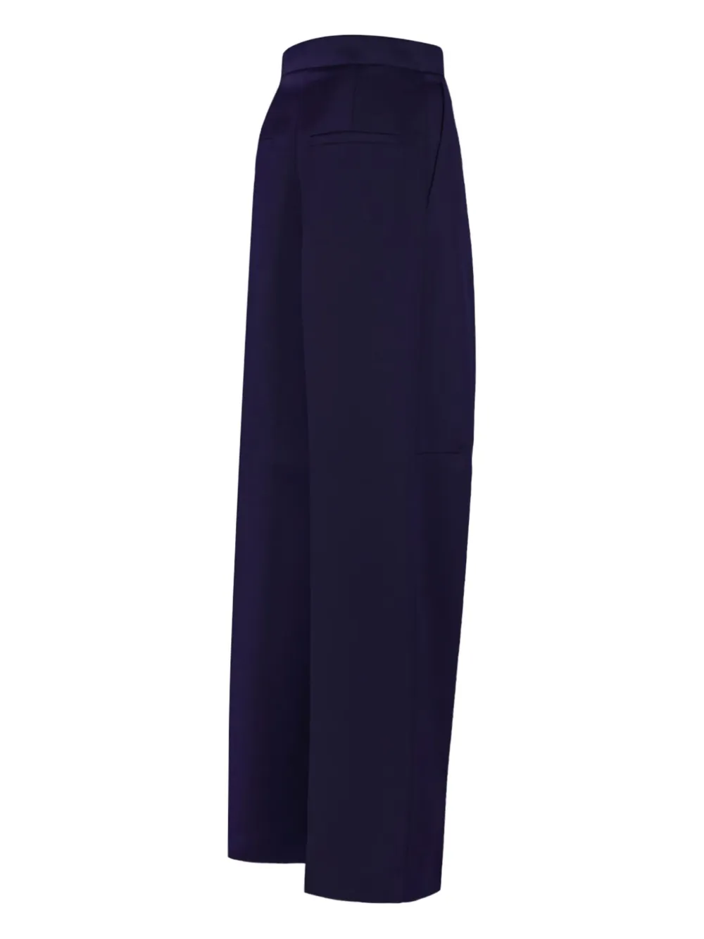 Max Mara Aller broek met vlak - Blauw