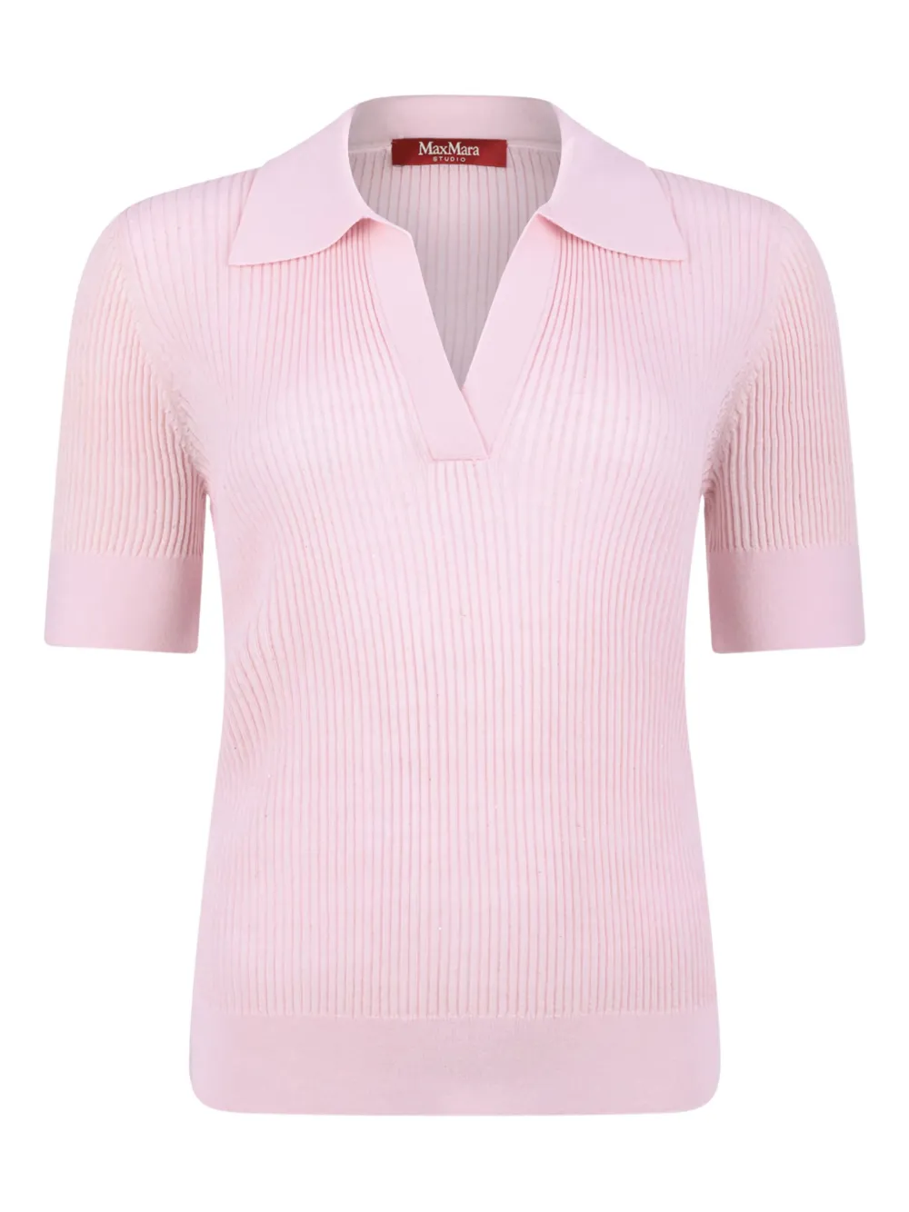 Max Mara Vネック トップ - ピンク Max Mara Vネック トップ - ピンク