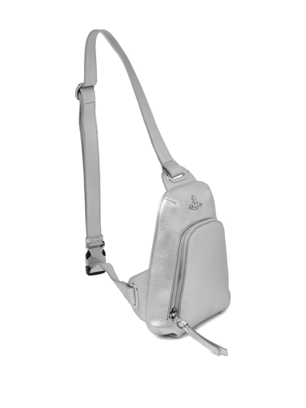 Vivienne Westwood zip-fastening sling bag - Zilver
