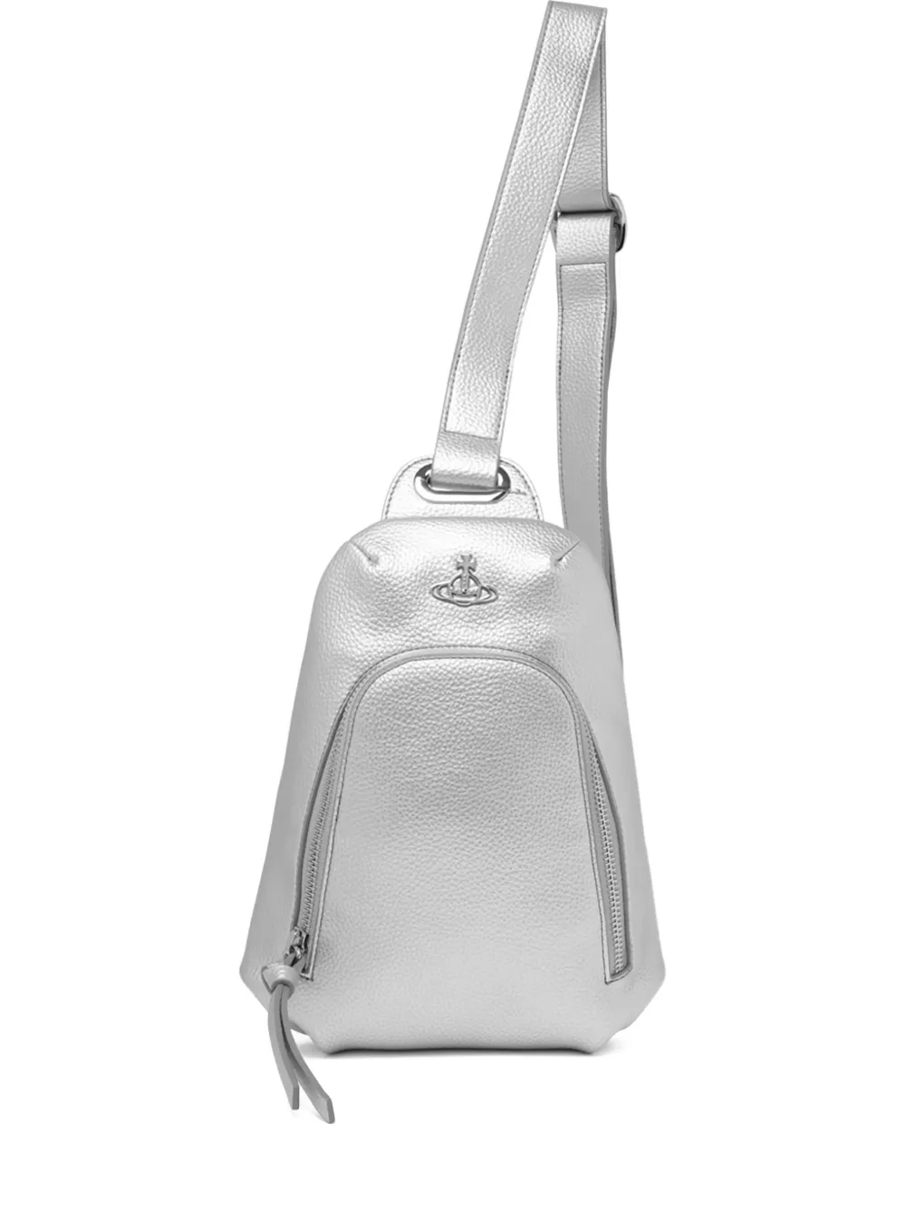 Vivienne Westwood zip-fastening sling bag - Argento