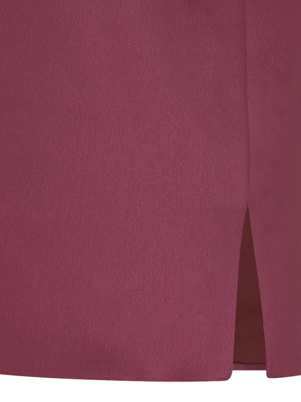 Genny Top met diepe ronde hals en zijsplit Rood