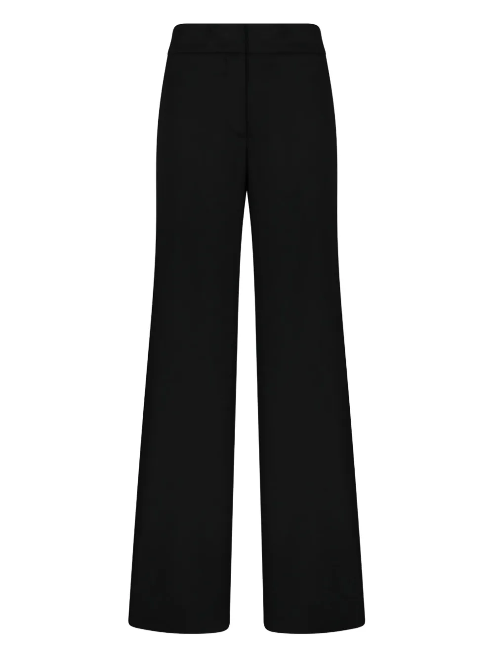 Genny Concealed-fastening Trousers In Black