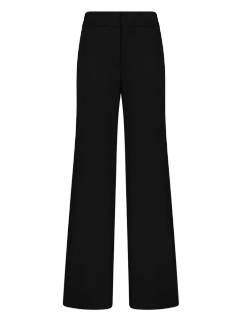 Genny concealed-fastening trousers