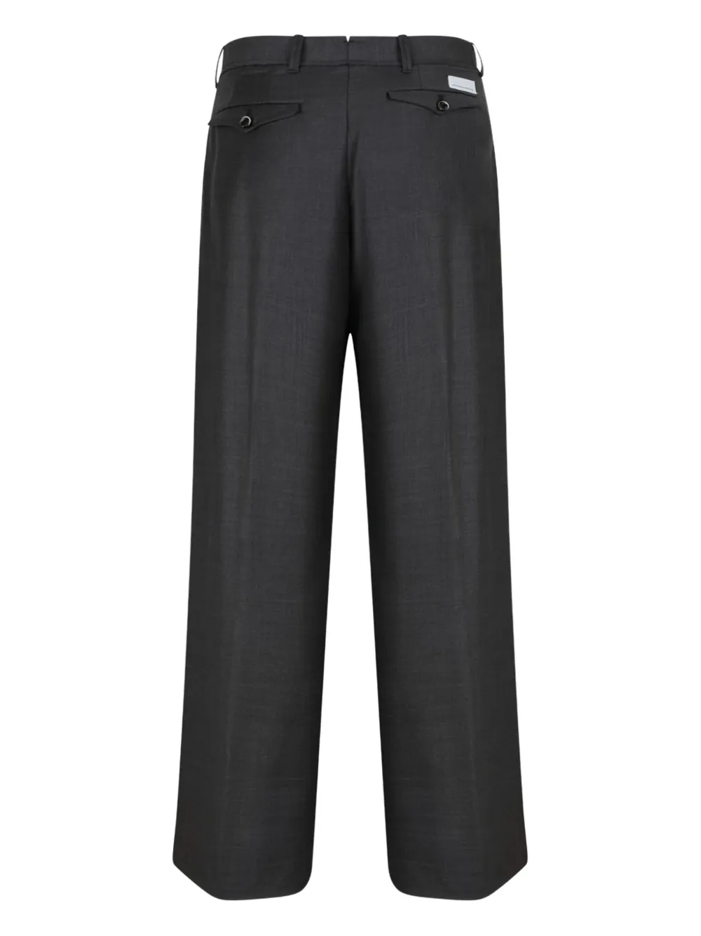 Nine In The Morning Pleated Wide-leg Trousers In Gray