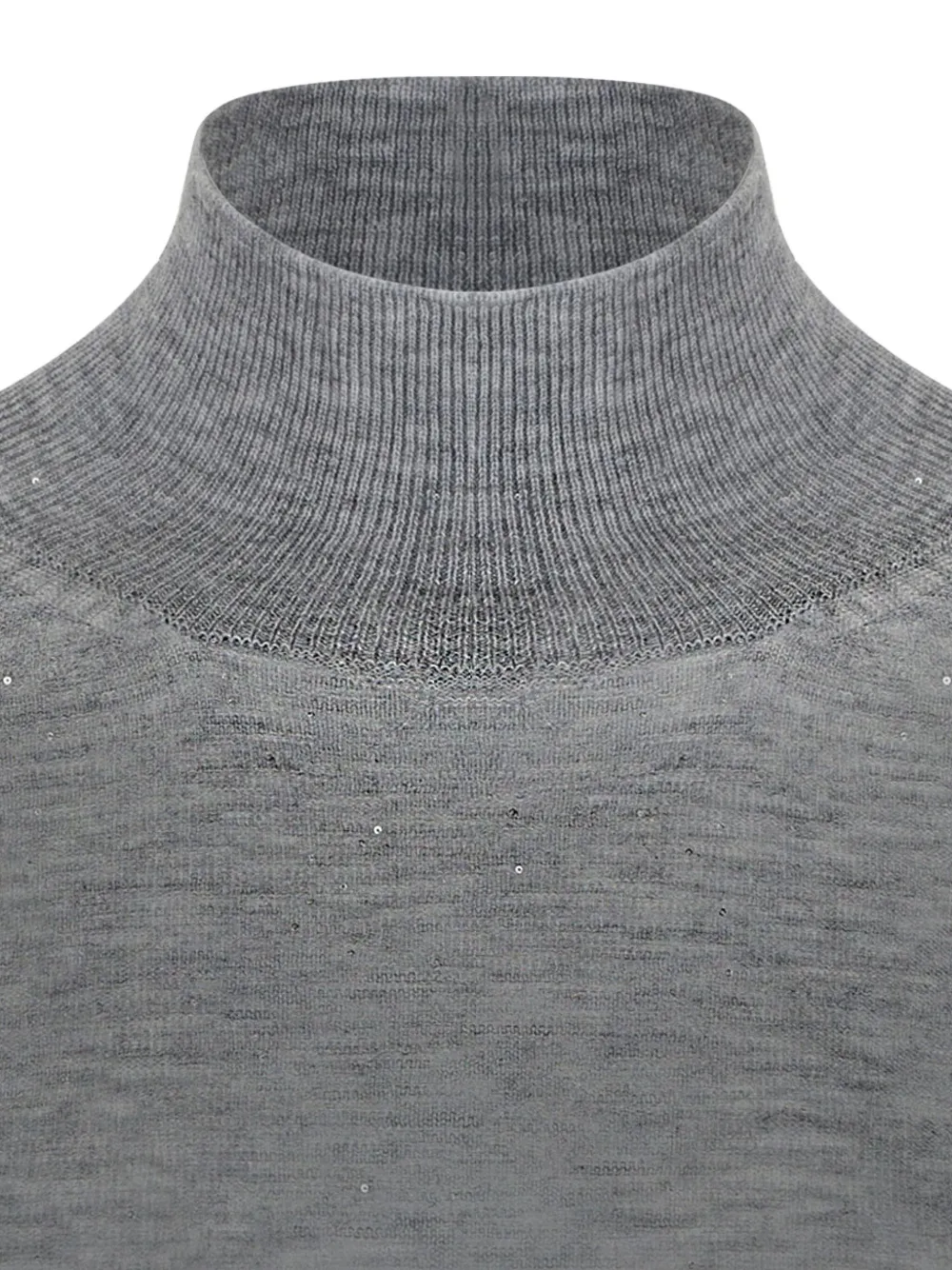 Genny High-neck Sweater In Gray