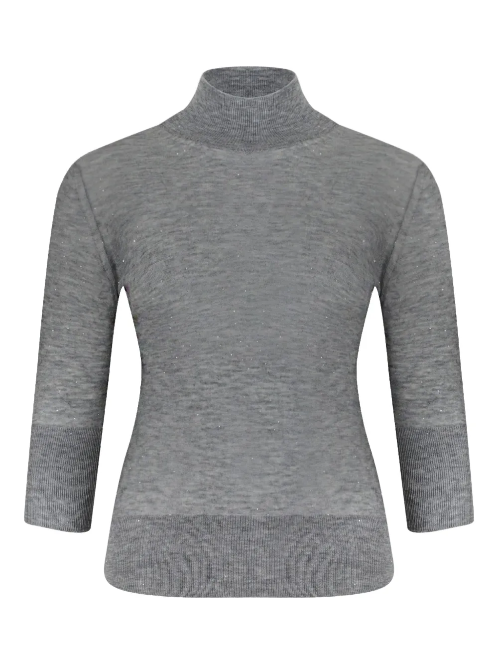 Genny High-neck Sweater In Gray