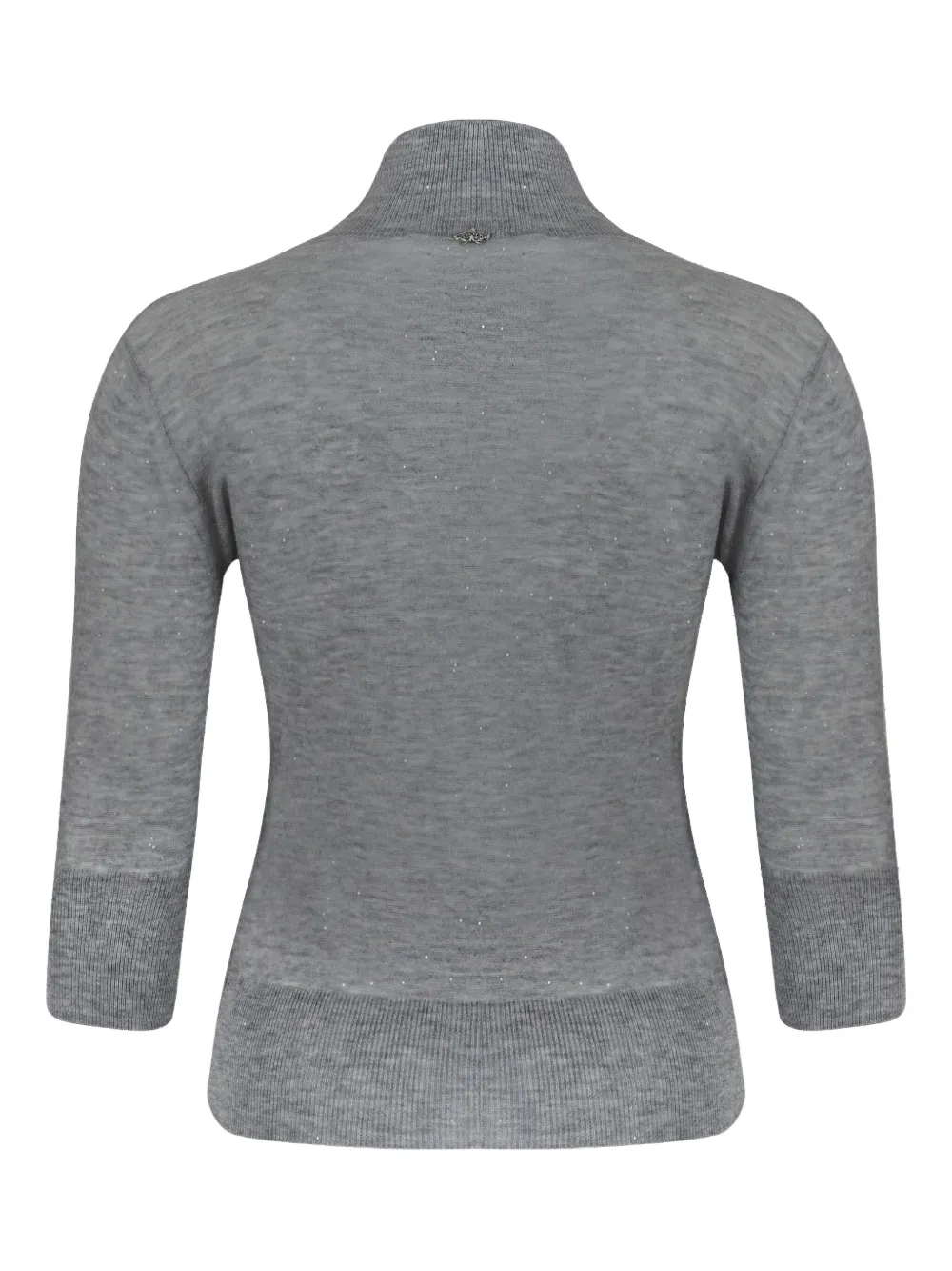 Genny High-neck Sweater In Gray