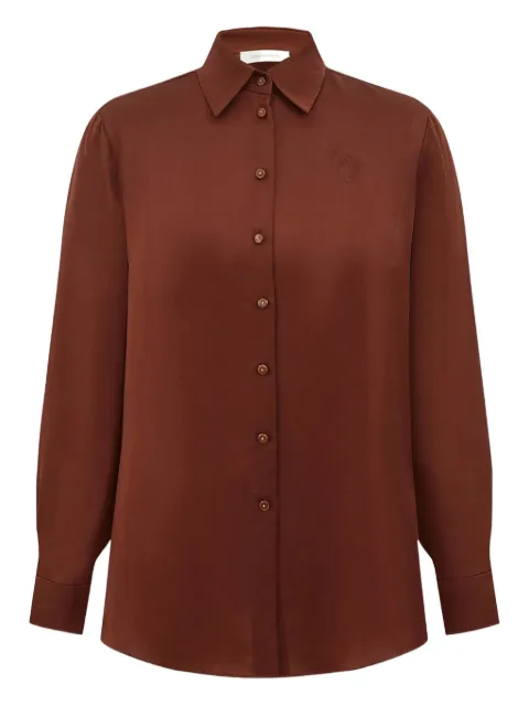 ZIMMERMANN long-sleeve silk shirt