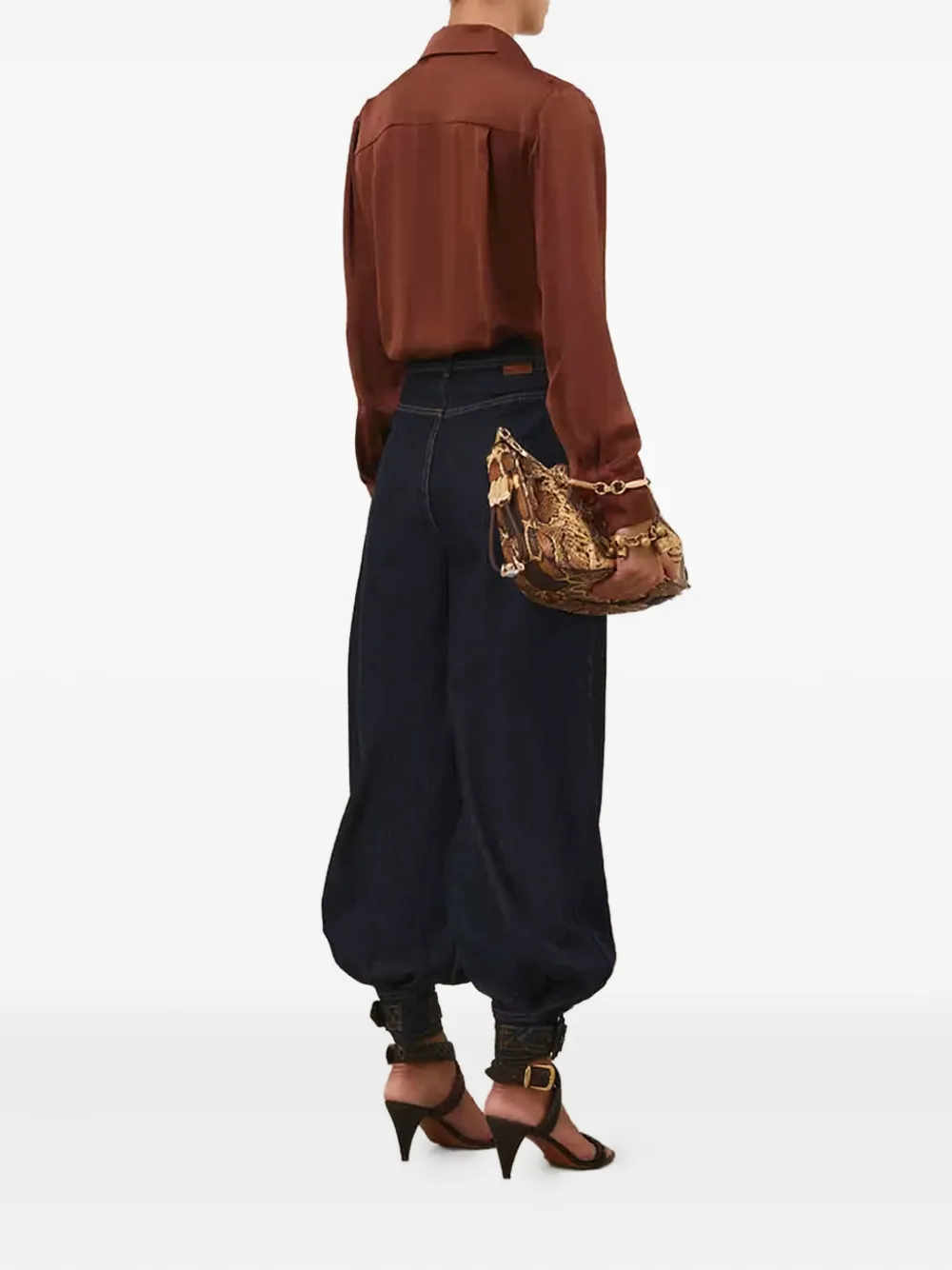 ZIMMERMANN Zijden blouse Bruin