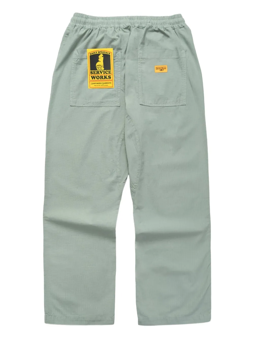 Service Works Chef logo-patch drawstring trousers | Regular-Fit & Straight Leg Pants | Image 2