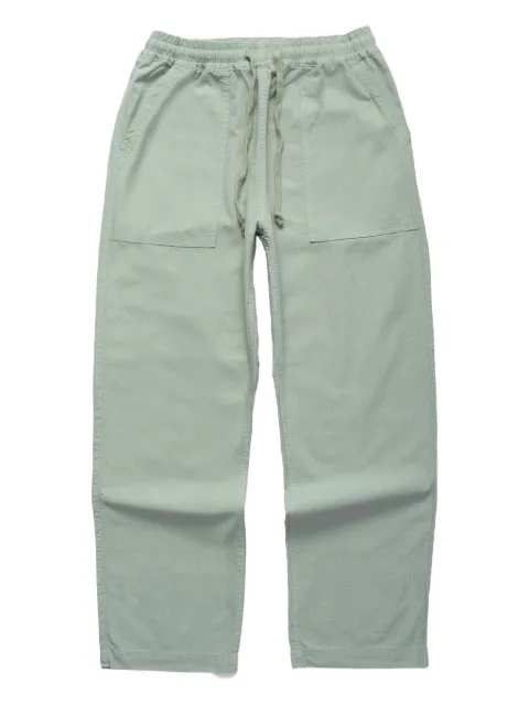 Service Works Chef logo-patch drawstring trousers