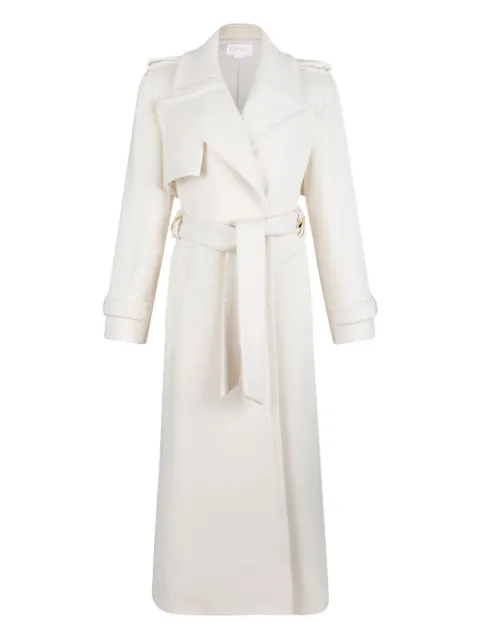 Genny belted lapels coat