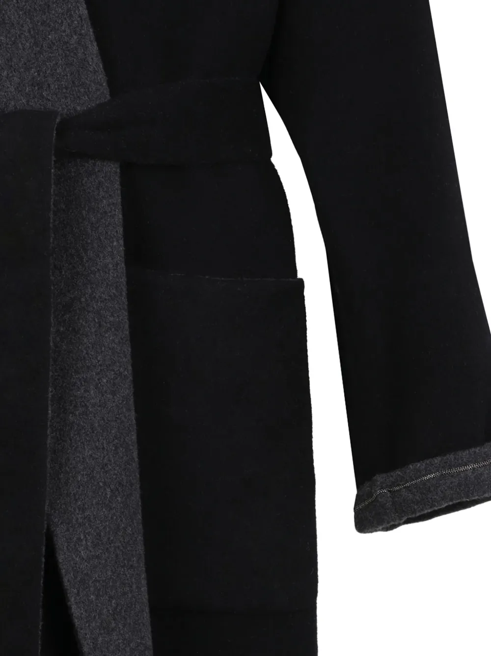 Fabiana Filippi Jas met gekerfde revers Zwart