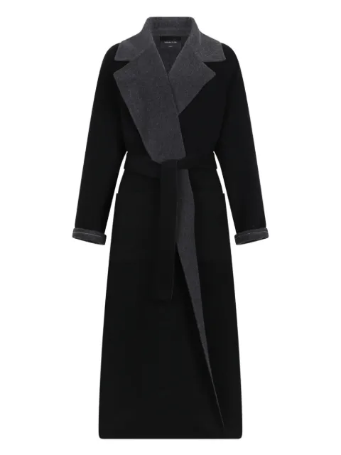 Fabiana Filippi notched-lapel belted coat