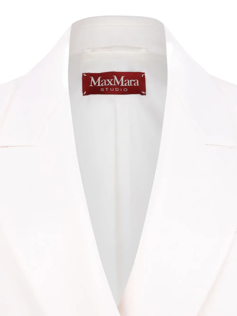 Max Mara Mayte mouwloze blazer met dubbele rij knopen Wit