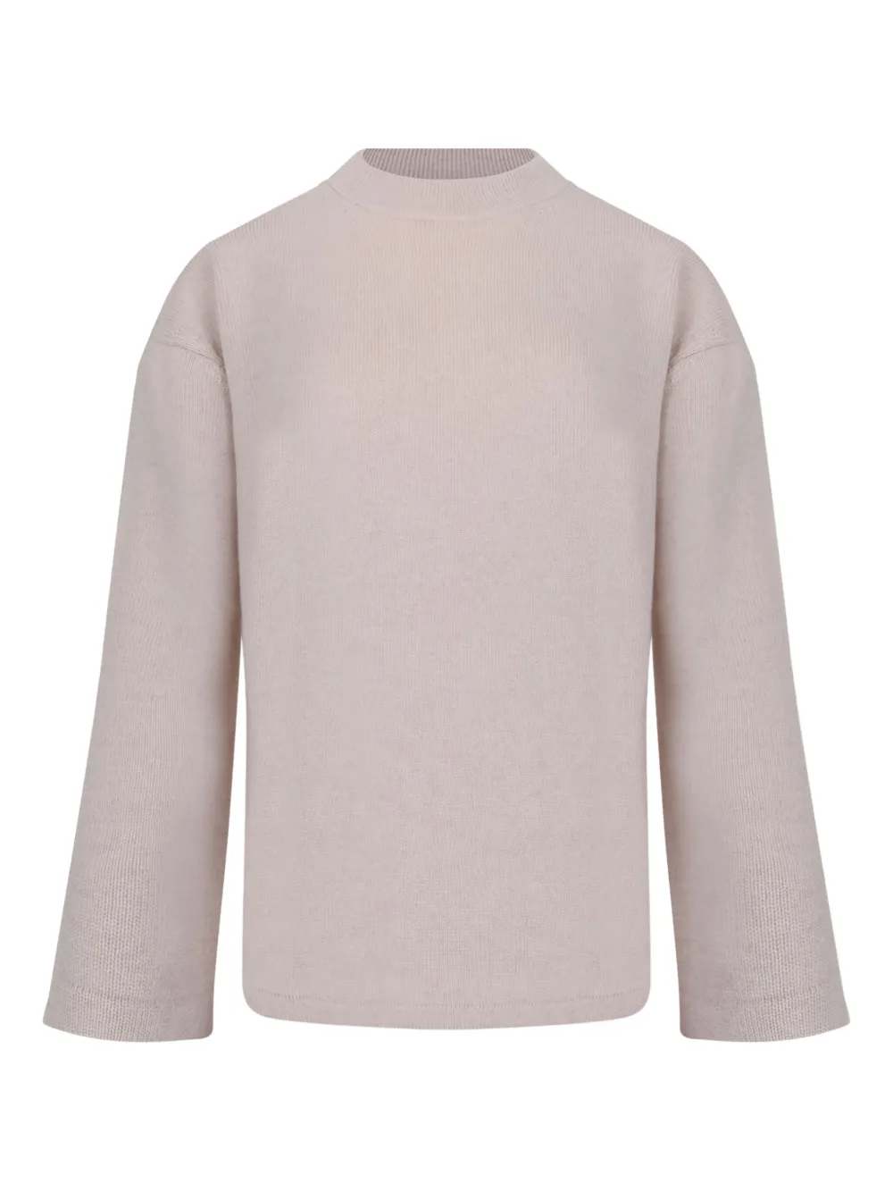 Max Mara ribbed high-neck sweater Beige