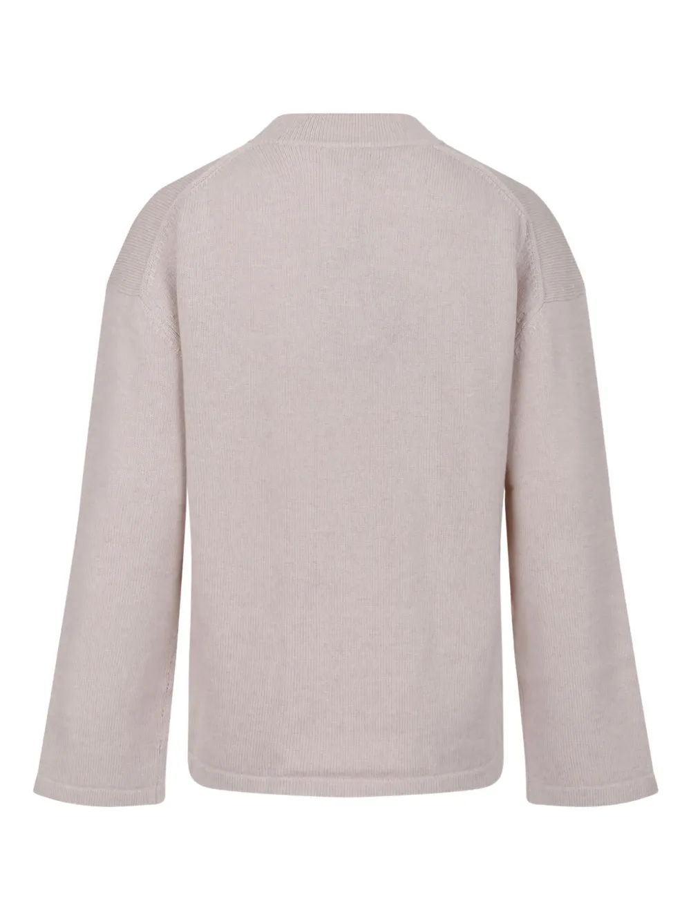 Max Mara ribbed high-neck sweater Beige